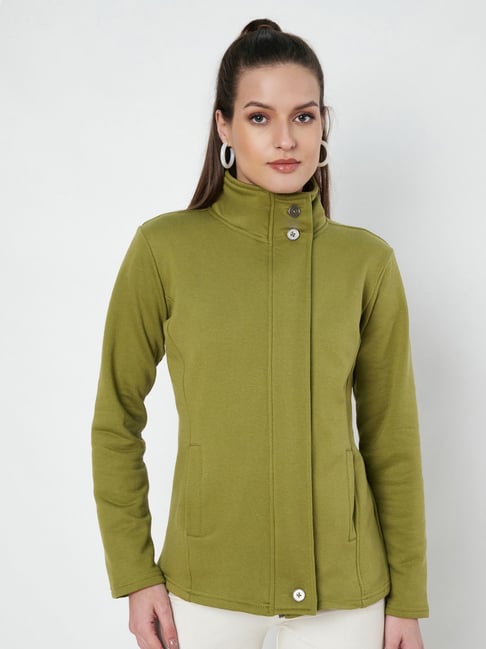 Brinns Olive Regular Fit Sweatshirt-picture-14