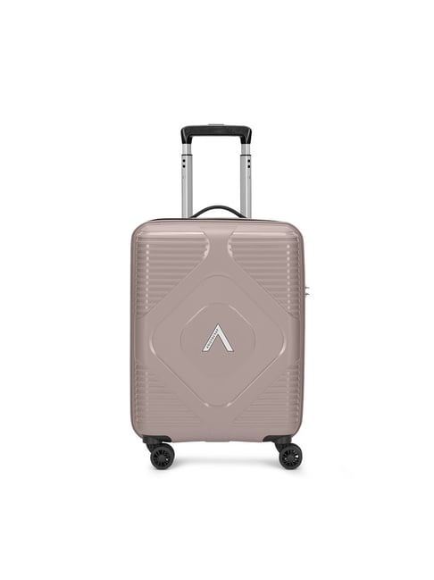 Aristocrat Pink Crystal Striped Small Hard Sided Cabin Trolley-picture-47