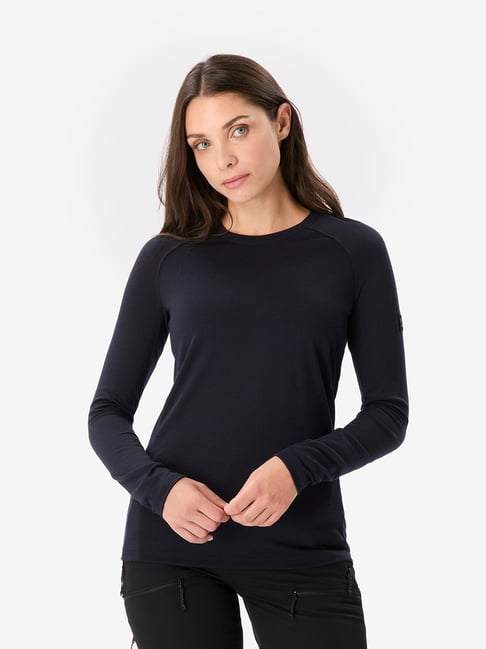 decathlon Simond - Womens Regular Fit Merino Wool Long-Sleeved T-Shirt, Merino Resist - Navy-picture-15