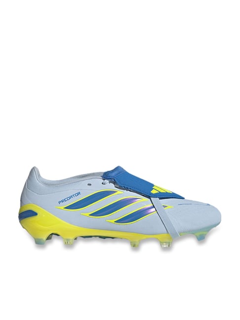 Adidas Men's Predator Pro Ft Fg Grey & Blue Football Shoes-image-48