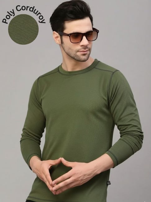 Rigo Olive Regular Fit T-Shirt-picture-17