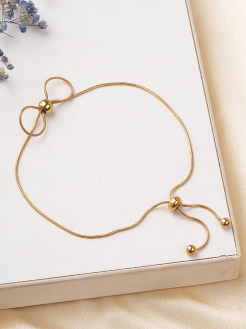 Palmonas Gold-Tone Plated Infinite Grace Loop Bracelet for Women-picture-29