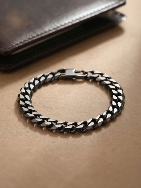 Palmonas Black Noir Glow Bracelet for Men-picture-10