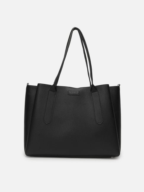 Allen Solly Women Black Self Design Handbag-picture-39