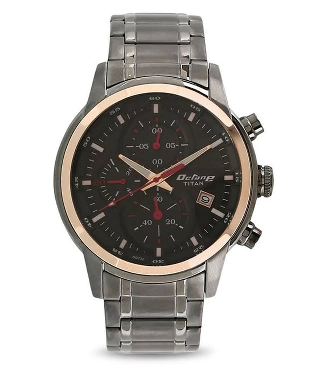 Buy Titan Octane Quartz Chronograph Men 46 mm NR90086KM03 for Men