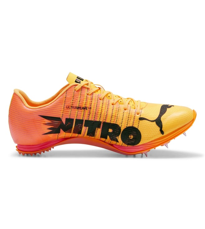 Puma Men's evoSPEED 400 NITRO Orange Running Shoes