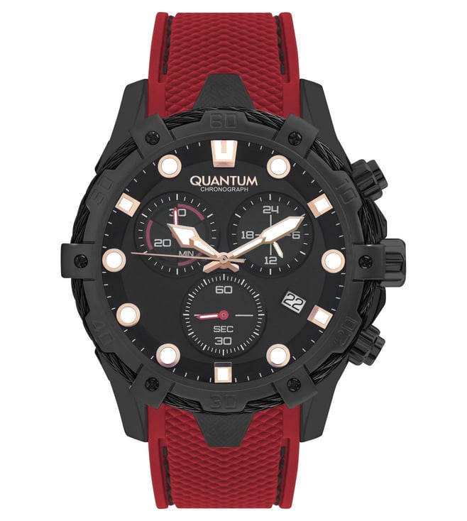 Buy Quantum Quartz Chronograph Men 44 mm HNG1033.375 for Men