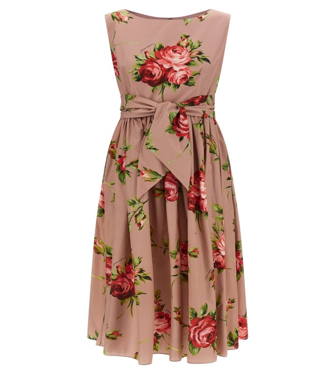 Pink Bouquet Rose Dress