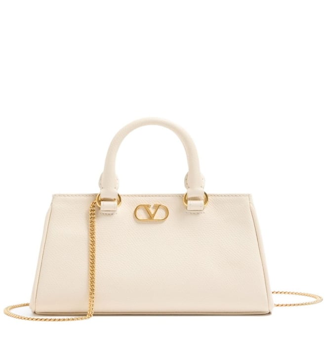 Valentino Garavani Black Vlogo Leather Shoulder Bag