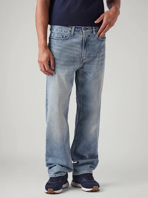 Levi's Men's Light Blue Slim Fit Solid Jeans-picture-17