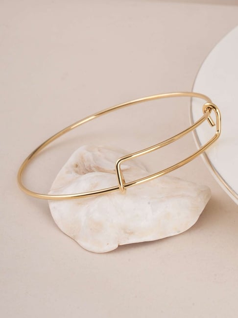 Palmonas Gold-Tone Plated Bangle for Women-picture-13