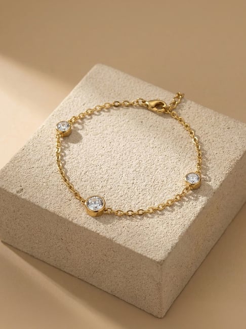 Palmonas Gold-Tone Plated Bracelet for Women-picture-27