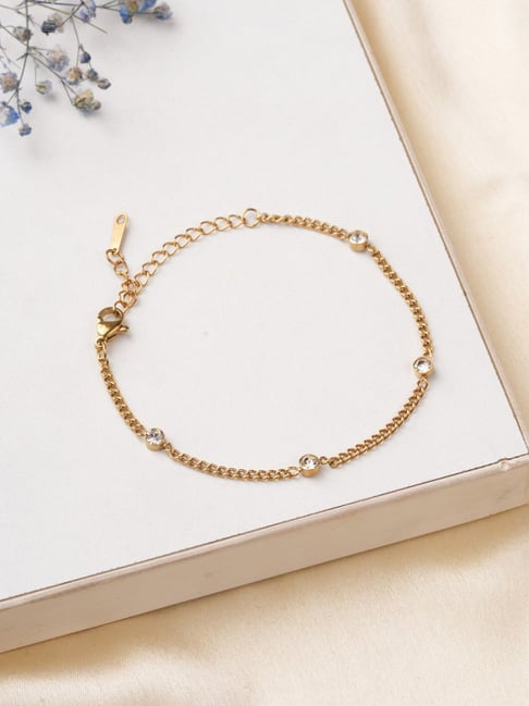 Palmonas Gold-Tone Plated Bracelet for Women-picture-22
