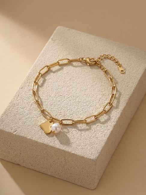 Palmonas Gold-Tone Plated Bracelet for Women-picture-43