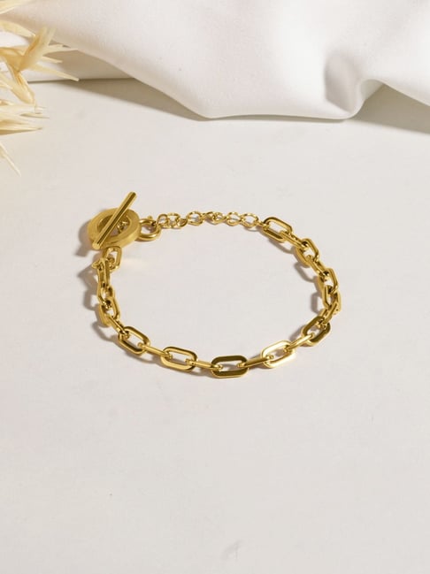 Palmonas Gold-Tone Plated Bracelet for Women-picture-23