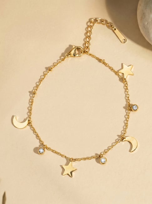Palmonas Mini Moon Star Charm Bracelet for Women-picture-25