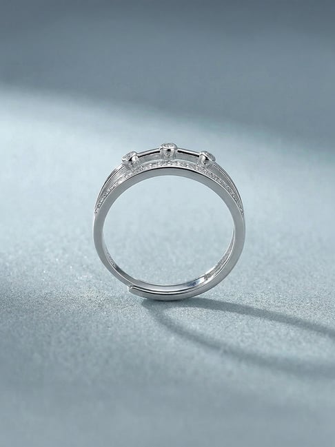Palmonas Lumi Layers 925 Sterling Silver Ring for Women-picture-12
