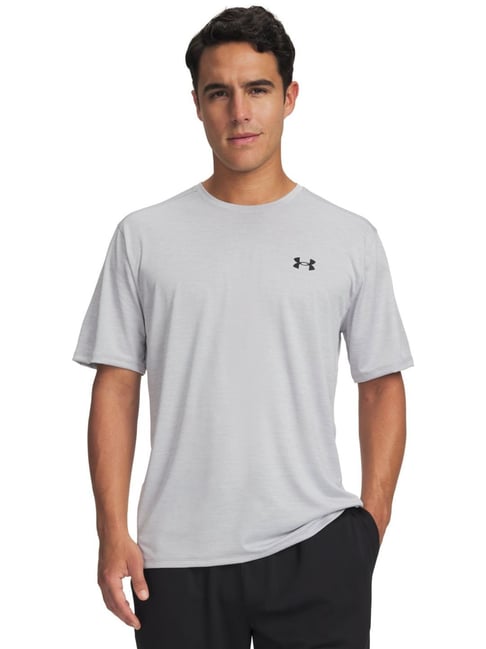 UNDER ARMOUR Grey Tech Vent Relaxed Fit T-Shirt-picture-27