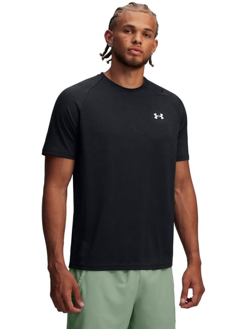 UNDER ARMOUR Black Velocity Relaxed Fit T-Shirt-picture-47