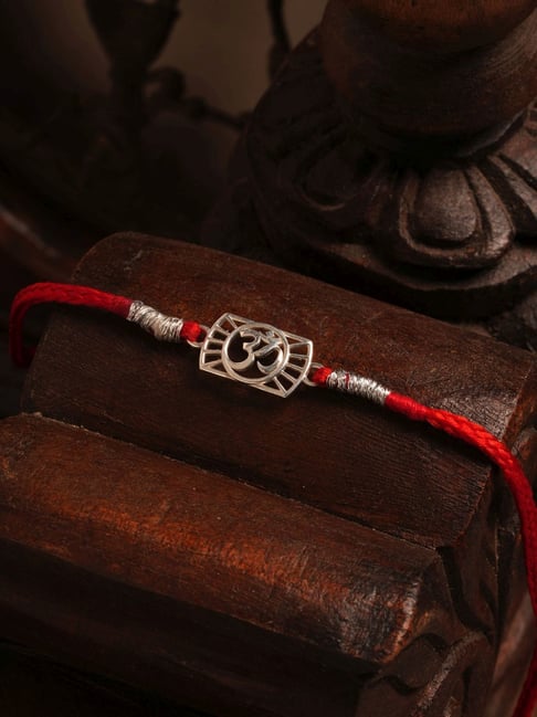 Palmonas Silver Om Energy Rakhi for Men-picture-25