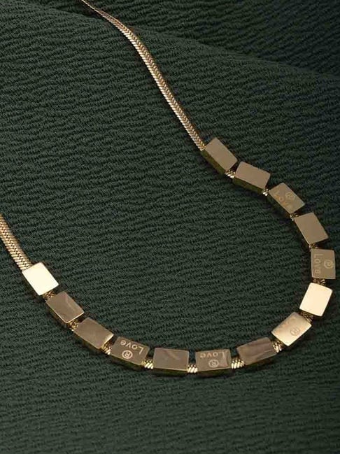Palmonas Gold-Tone Plated Necklace for Women-picture-37