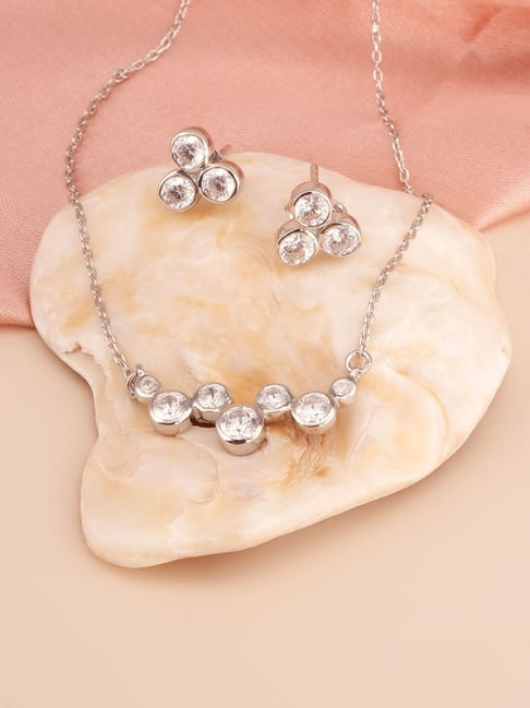 Palmonas Silver Necklace for Women-picture-27