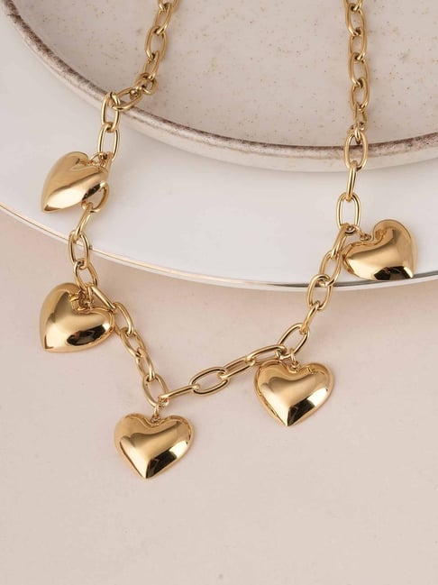 Palmonas Gold-Tone Plated Necklace for Women-picture-36