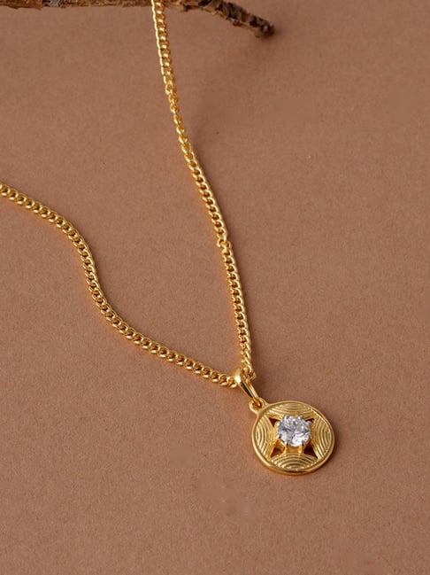 Palmonas Gold-Tone Plated Necklace for Women-picture-33