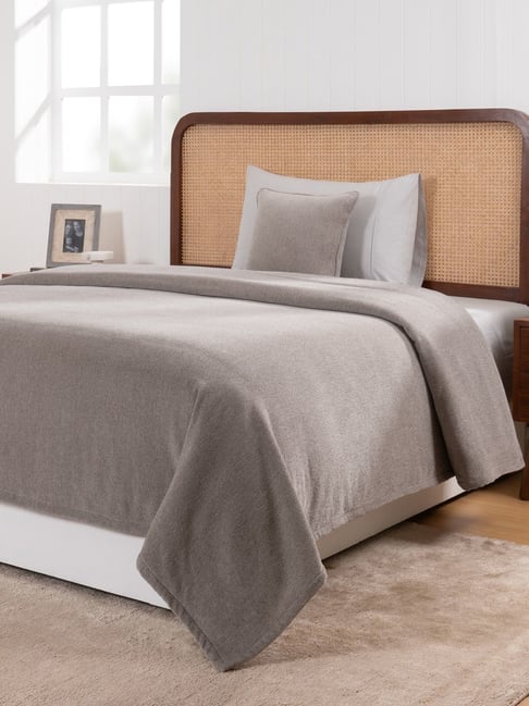 Maspar Silver Cotton Single Bed Cover-image-6