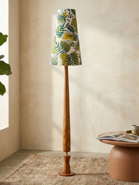 Freedom Tree Acacia Wood Multicolor Floor Lamp-picture-33
