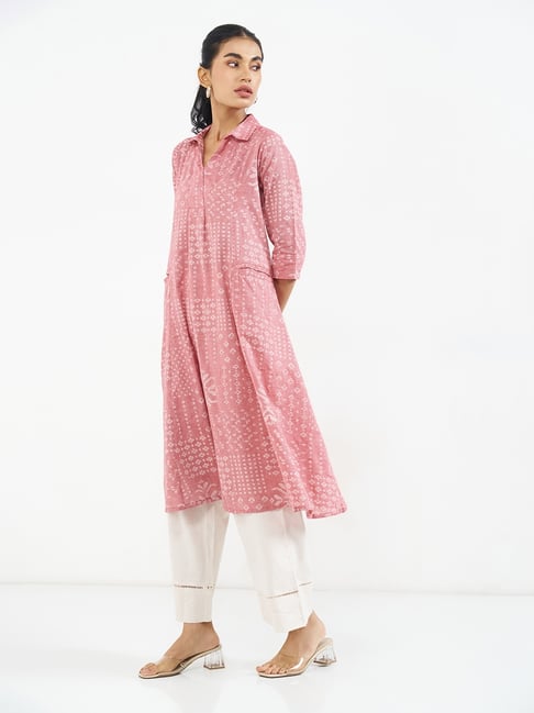 Rangmanch by Pantaloons Red Printed Cotton Kurti-picture-22