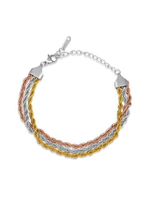Palmonas Silver Multicolored Fusion Weave Bracelet for Women-picture-15
