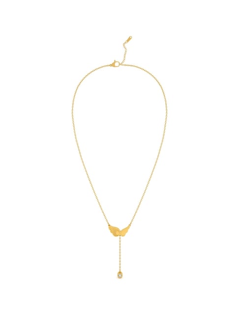Palmonas Gold-Tone Plated Necklace for Women-picture-27