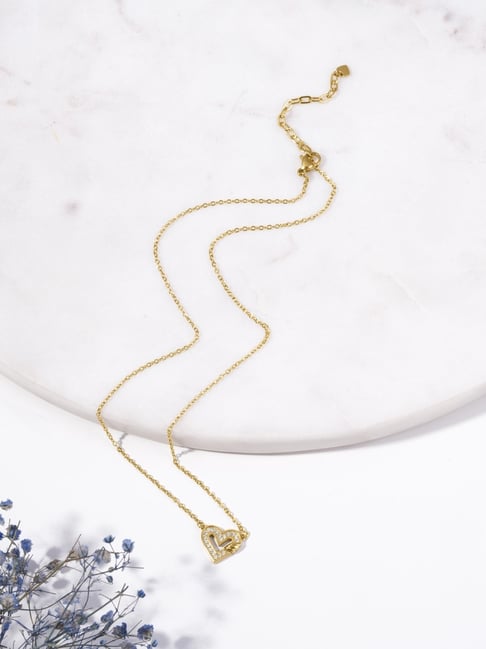 Palmonas Gold-Tone Plated Necklace for Women-picture-11