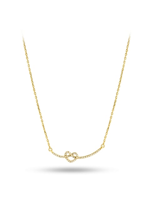 Palmonas Gold-Tone Plated Necklace for Women-picture-30