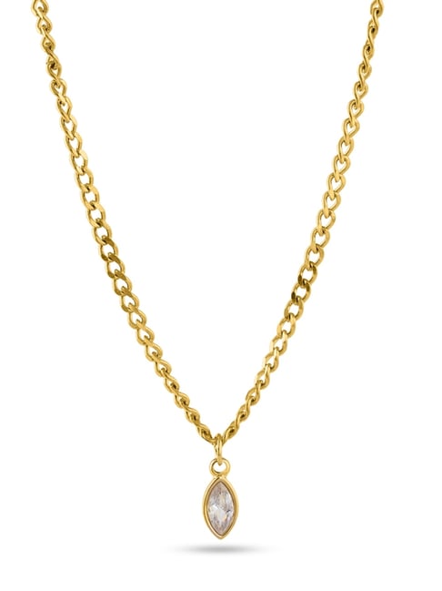 Palmonas Gold-Tone Plated Necklace for Women-picture-32