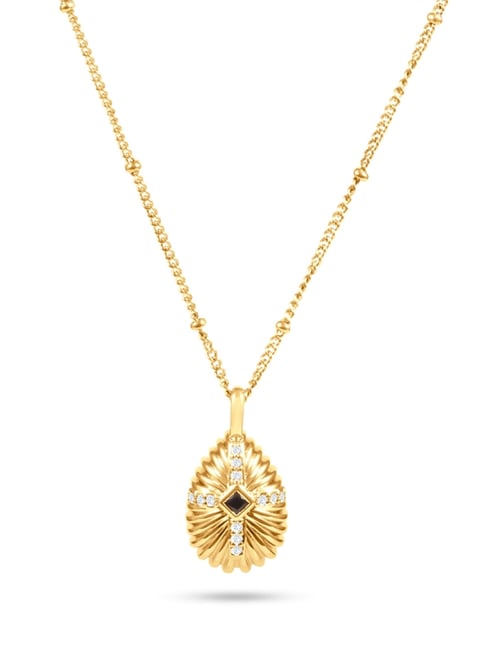 Palmonas Gold-Tone Plated Necklace for Women-picture-33