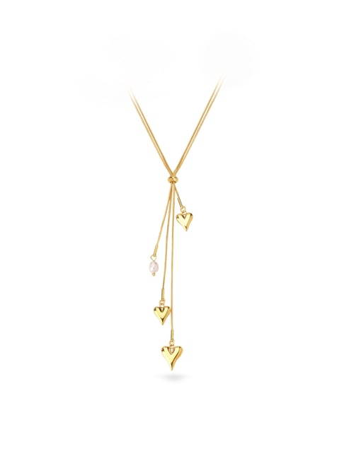 Palmonas Gold-Tone Plated Necklace for Women-picture-34