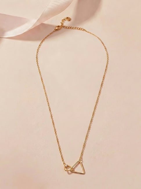 Palmonas Gold-Tone Plated Necklace for Women-picture-24