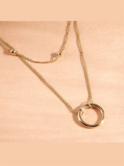 Palmonas Gold-Tone Plated Necklace for Women-picture-16