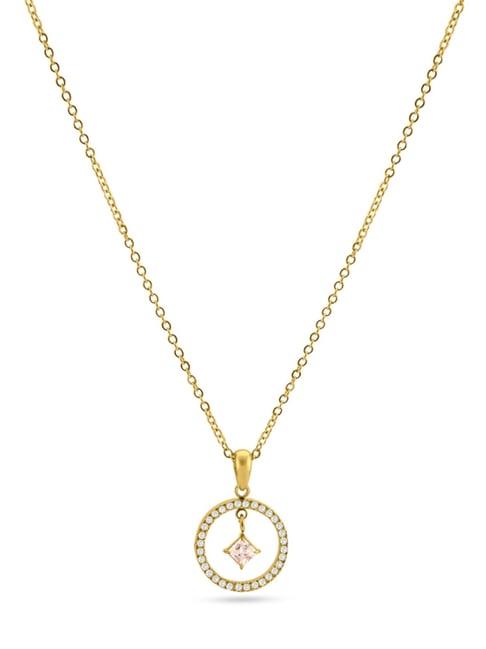 Palmonas Gold-Tone Plated Necklace for Women-image-43