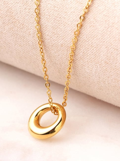 Palmonas Gold-Tone Plated Necklace for Women-picture-10