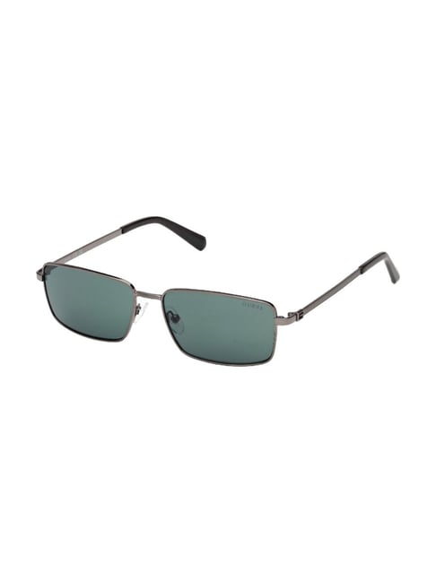 Guess Green UV Protection Rectangular Sunglasses for Men-picture-39