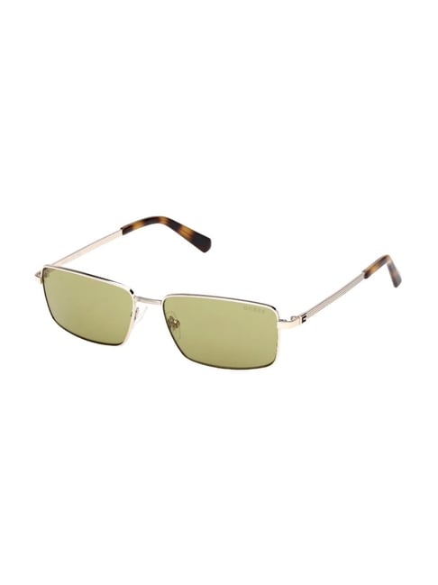 Guess Green UV Protection Rectangular Sunglasses for Men-picture-31