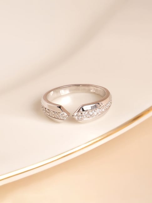 Palmonas Silver Split Halo Ring for Unisex-picture-33
