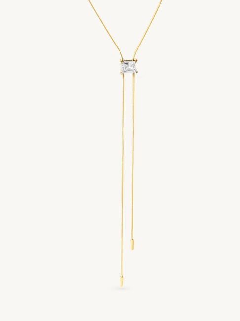 Palmonas Gold-Tone Plated Slider Necklace for Women-picture-40