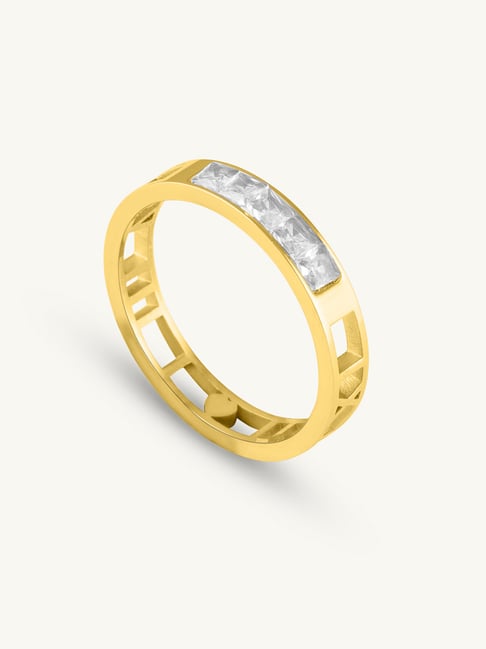 Palmonas Gold-Tone Plated Aurora Frame Sparkle Ring for Women-picture-23