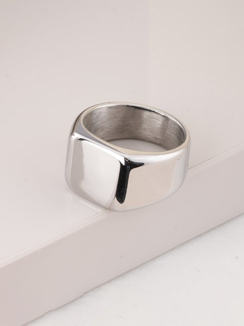 Palmonas Silver Square Ring for Men-picture-38