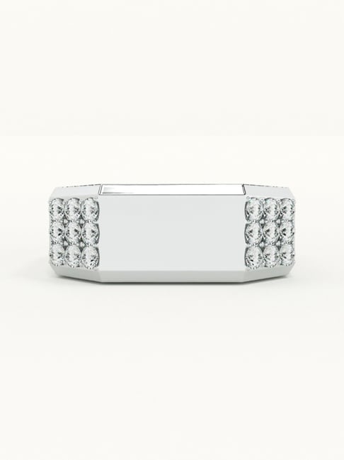 Palmonas Silver Edge of Eternity Ring for Men-picture-11