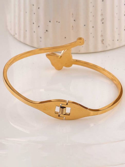 Palmonas Gold-Tone Plated Butterfly Radiance Bracelet for Women-picture-20